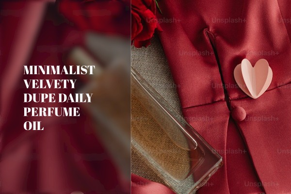 minimalist velvety dupe daily perfume oil